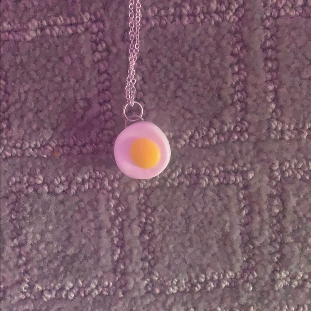 Indie egg necklace